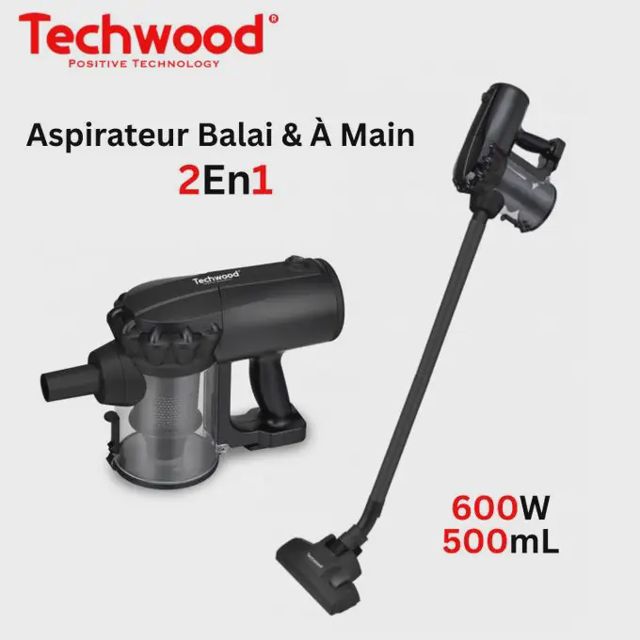 Techwood TAS-642 aspiarteur balai 2en1 600w