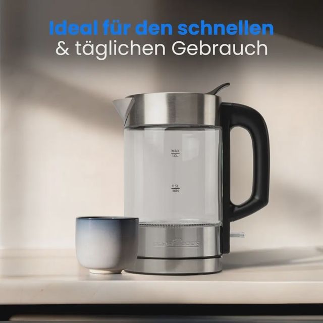 ProfiCook Bouilloire Inox 1 L 1600 W PC-WKS1229