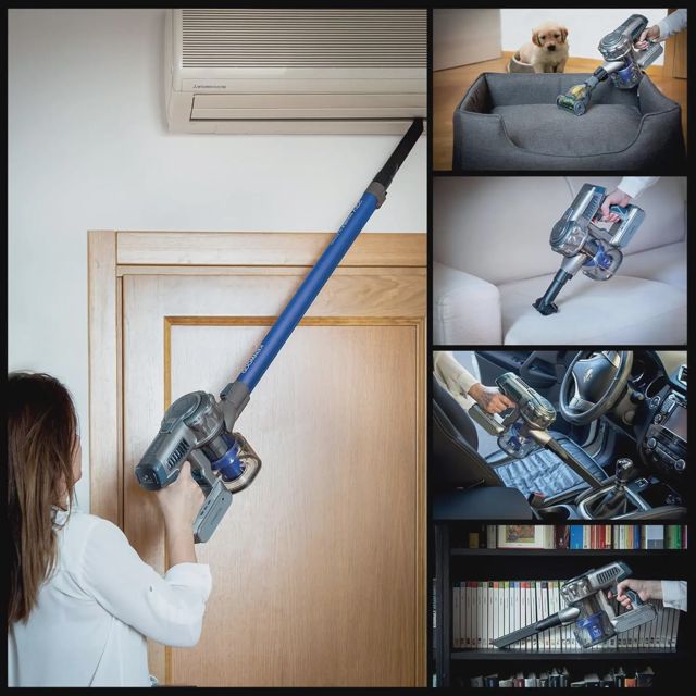 Kenwood aspirateur balais 215W BLEU SV- D20.000BL