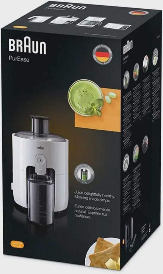 Braun PurEase SJ3100WH Extracteur de Jus 500 W