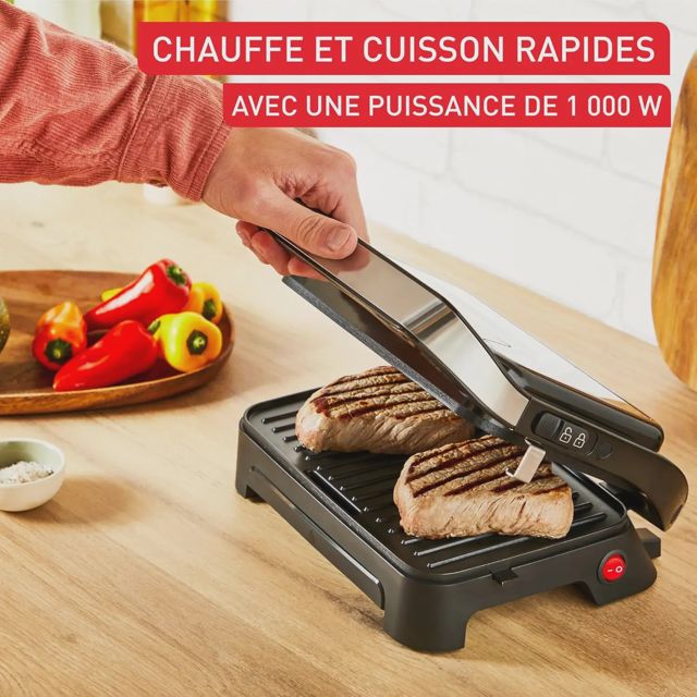 Tefal Gril et machine à panini Puissance1000 Watts GC270D10