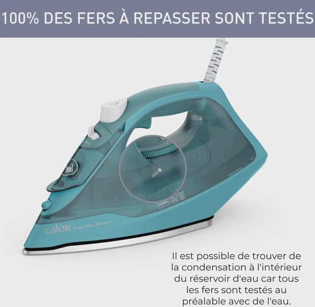 Calor Express Fer à repasser vapeur FV2851C0 2400 W