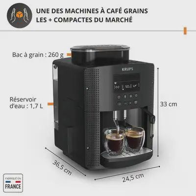 KRUPS EA815070 Machine Café Grain Nettoyage Auto