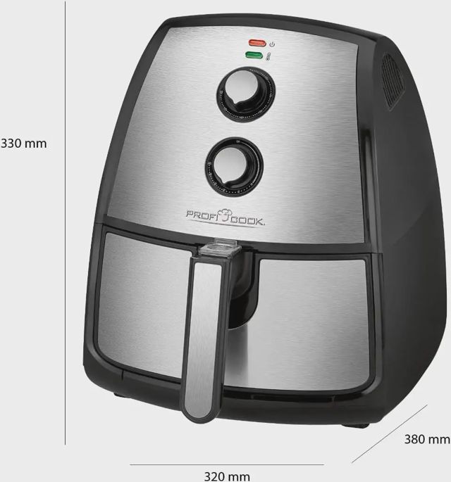 ProfiCook Friteuse à Air Chaud 3.5L PC-FR1115H