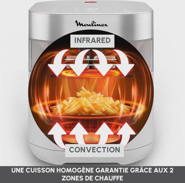 Moulinex Easy Fry Infrared 7L. Air fryer.EZ831GF0