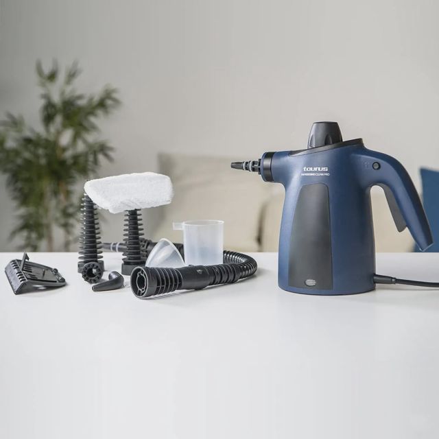 TAURUS Rapidissimo Clean Pro Nettoyeur Vapeur Bleu 1050 W