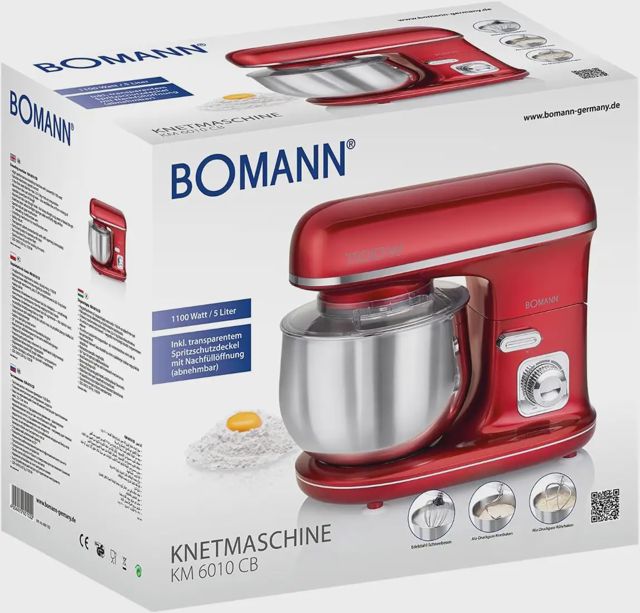 Bomann Robot Petrin 1100 Watts 5 Litres KM6030CB red