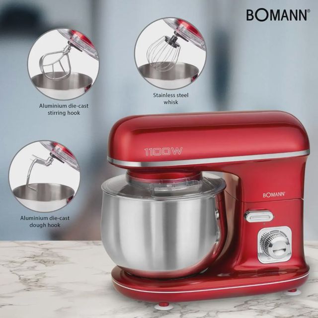 Bomann Robot Petrin 1100 Watts 5 Litres KM6030CB red