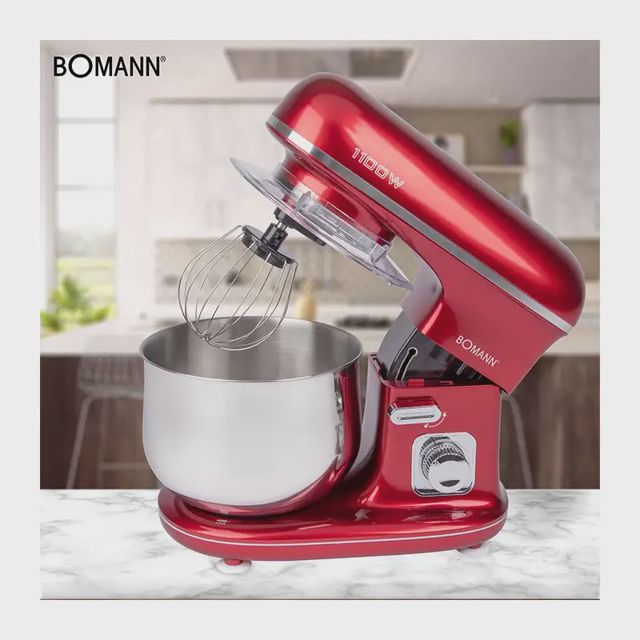 Pétrin 5l bomann 1100w rouge km6010cb