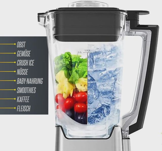 Heinrich's blender 2000 watt 2.0 l 32,000 RPM hpm8160