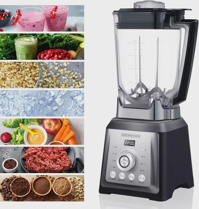 Heinrich's blender 2000 watt 2.0 l 32,000 RPM hpm8160