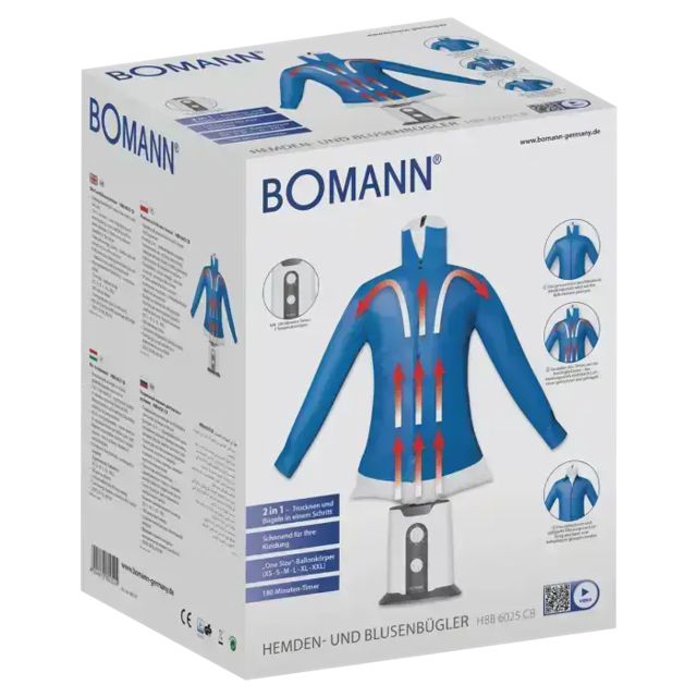 Bomann Défroisseur manqua 2en1 850W HBB 6025 CB