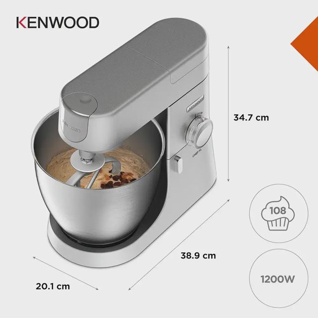 PÉTRIN KENWOOD CHEF XL 1200W SILVER kvl4110s