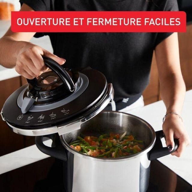 Seb Cocotte minute clipso+ chef 6L 4programmes