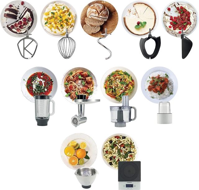Kenwood pétrin chef xl titanum  6.7L 1700W  KVL8472S