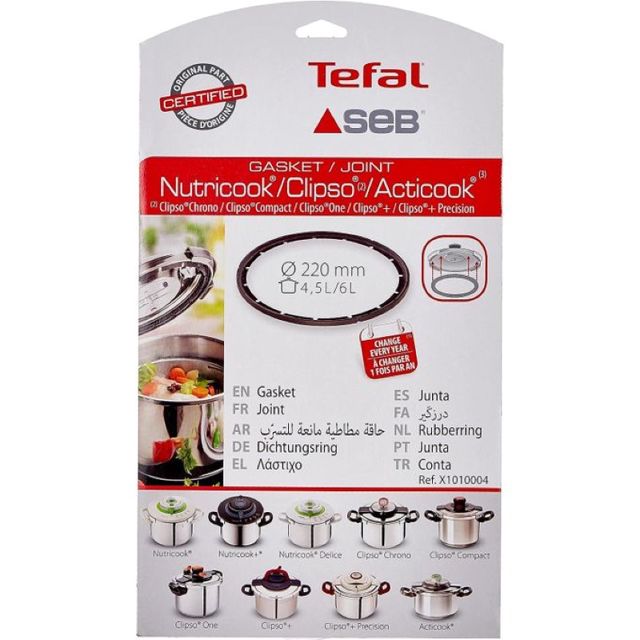 Seb Joint pour autocuiseur clipso 4.5L 6L X1010004