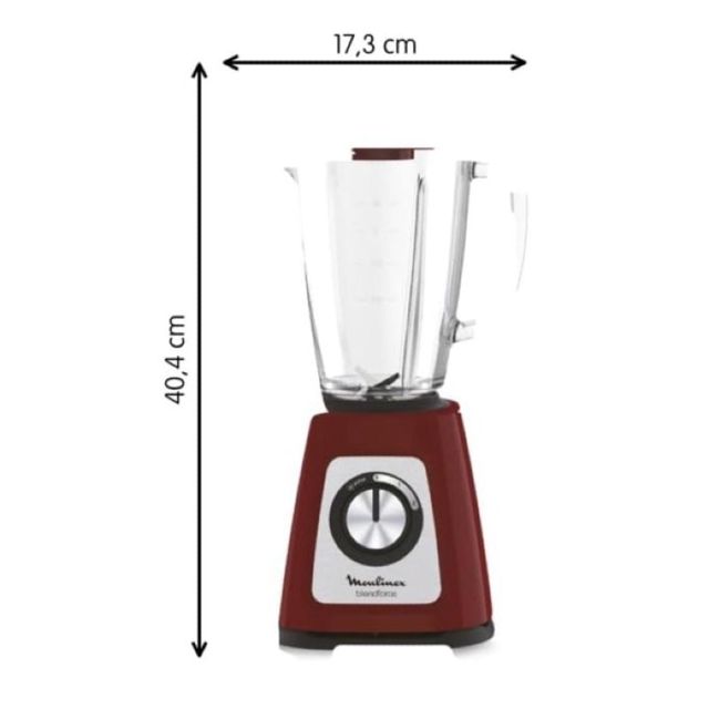 Moulinex blendforce glass blender 1.75l 800w lm430510