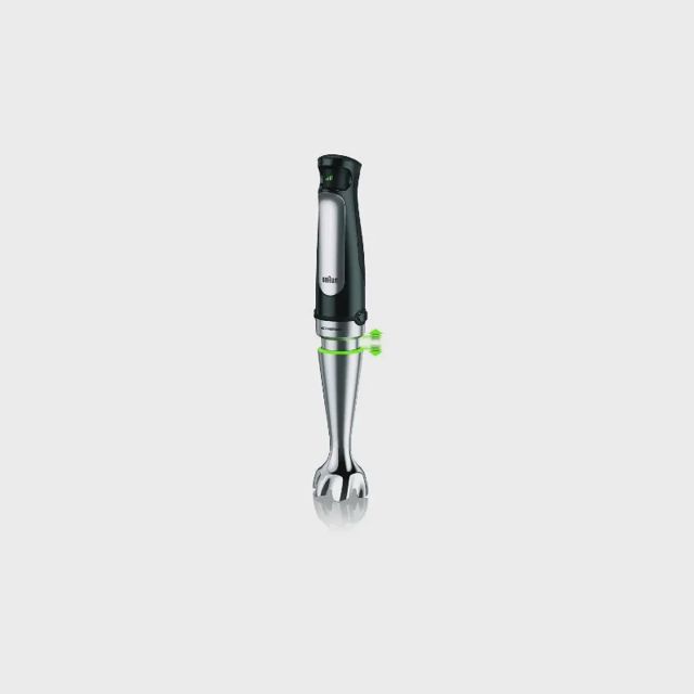 Braun mélangeur en acier inoxydable noir MQ 7087X
