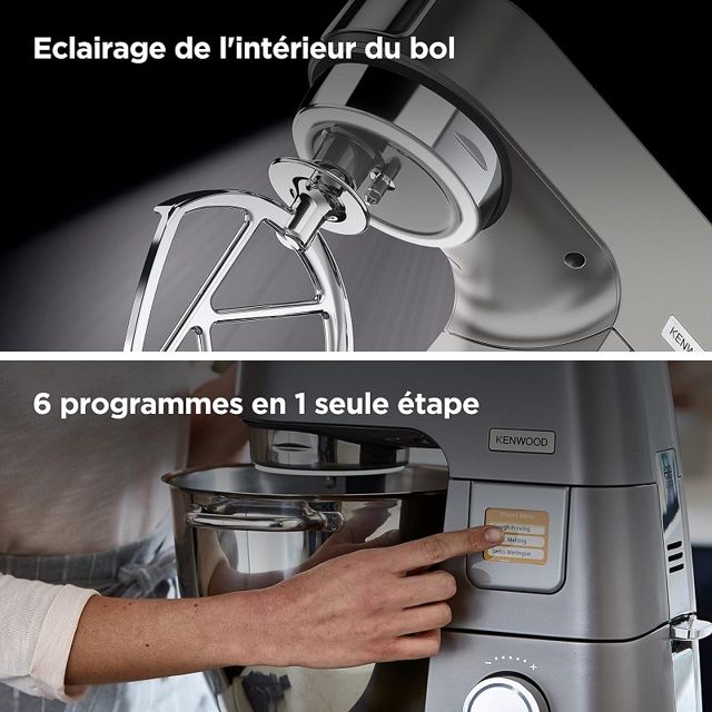 Kenwood pétrin pâtisserie titanium1400w KWL90.344SI