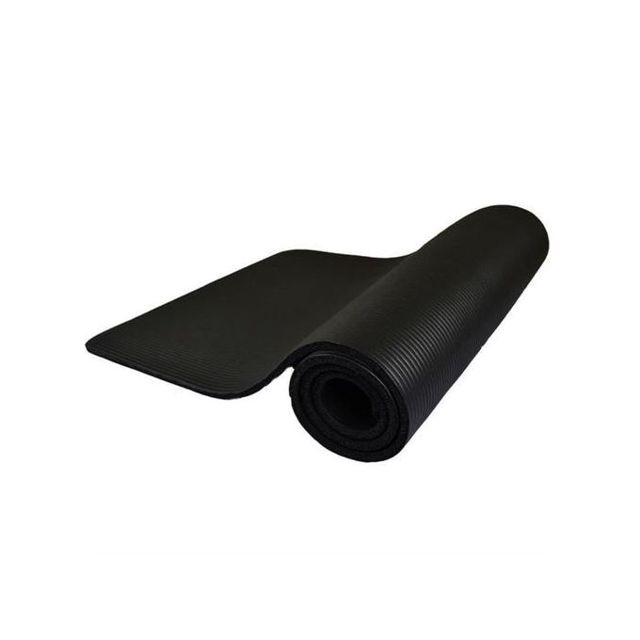 Tapis De Yoga 7Mm 173 X 61 Cm-Noir