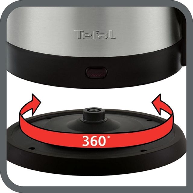 Tefal bouilloire 1.2L 1800W inox KI431D10