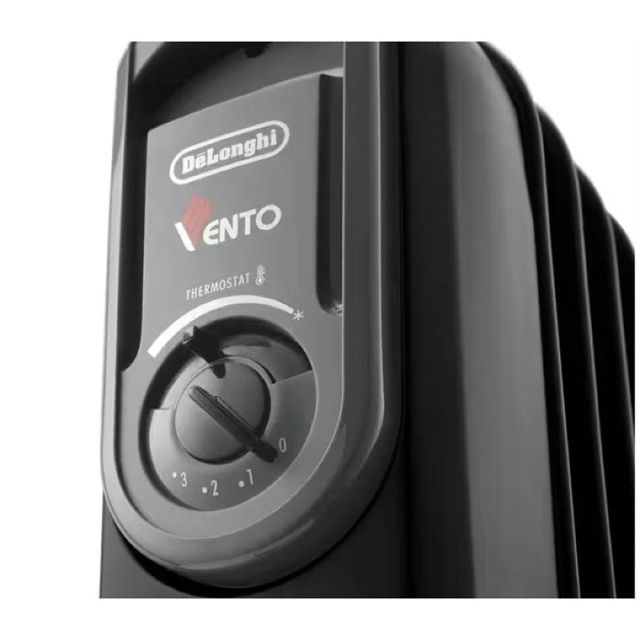 Delonghi Radiateur Bain d’Huile 2500W 12 Éléments V551225 BG