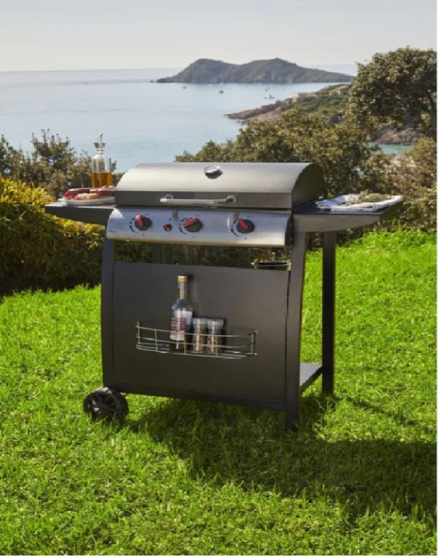 SIMPL Barbecue à Gaz 3 feux sur Roues Seattle