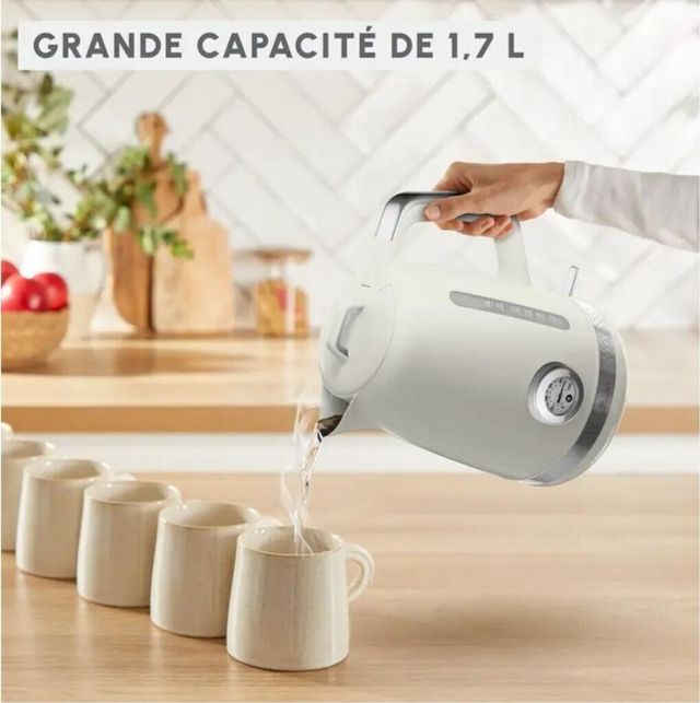 Moulinex bouilloire soleil ivoir 1.7L 2400W BY355EA0