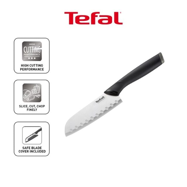 Tefal Couteau Santoku Comfort 12 cm Inox K22136