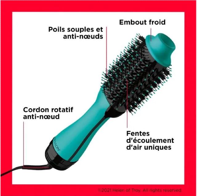 Revlon brosse one step RVDR5222 TE2 BLEU