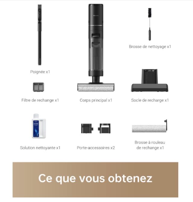 dreame H12 Pro Aspirateur Eau et Poussière