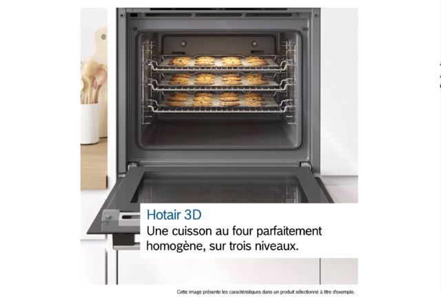 Bosch Four encastrable Série 6 HBG536EB4 71L AirFry