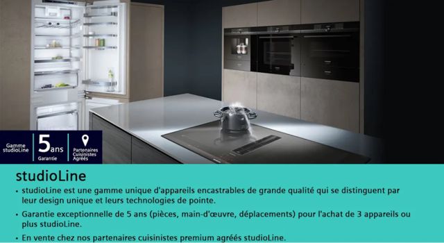 Siemens Four iQ700 HR976GMB1 Vapeur Pyrolyse 71L Encastrable
