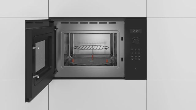 Bosch Micro ondes grill encastrable Série 6 noir BEL554MB0