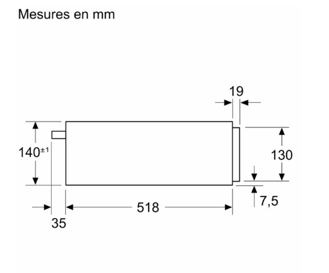 Siemens tiroir chauffant iQ700 BI710C1B1