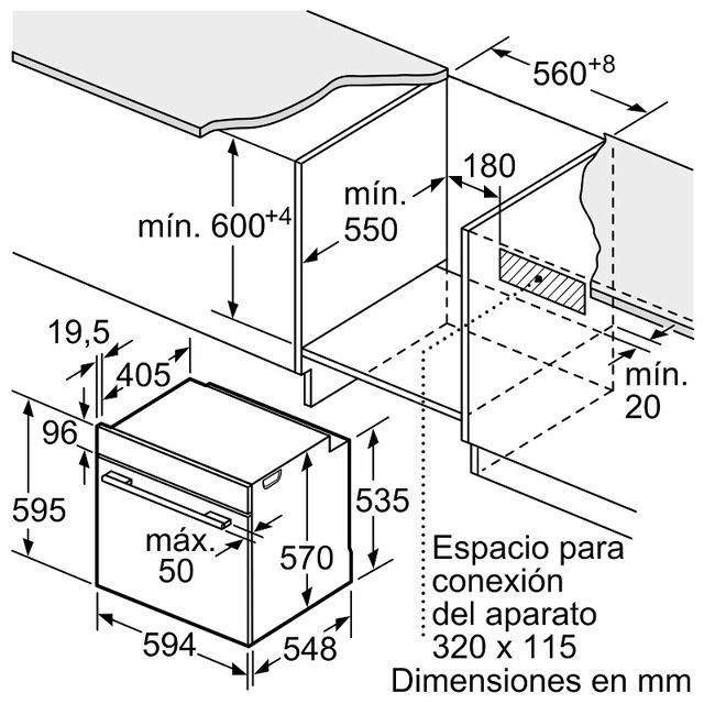 Bosch four encastrable serie 6 fonction AirFry BG536ES4