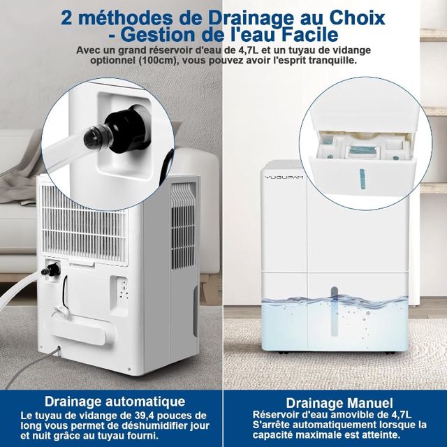 VALBERG Déshumidificateur purificateur  d'air   30L/H