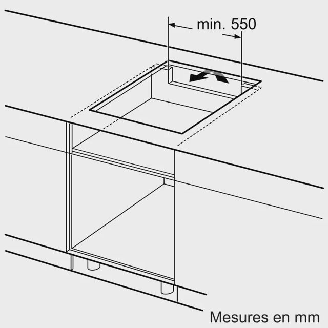 Bosch plaque de cuisson a induction serie 8 60cm PXX675DC1E