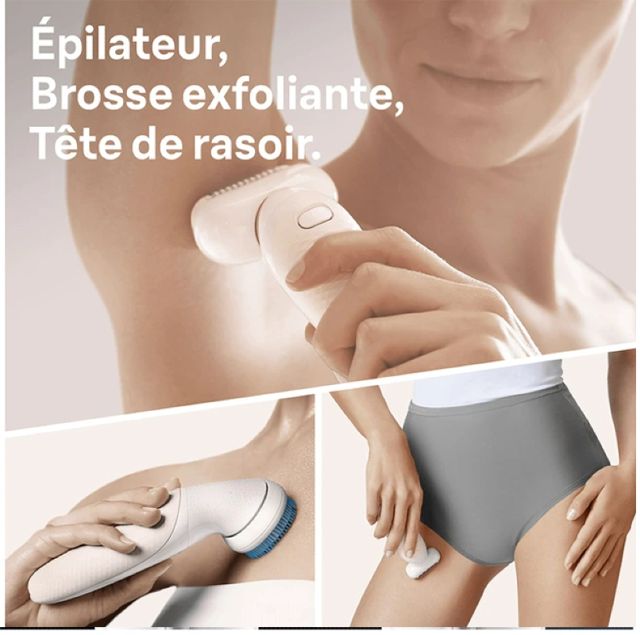 Braun épilateur  Silk épil 9 Flex 9-010 3D