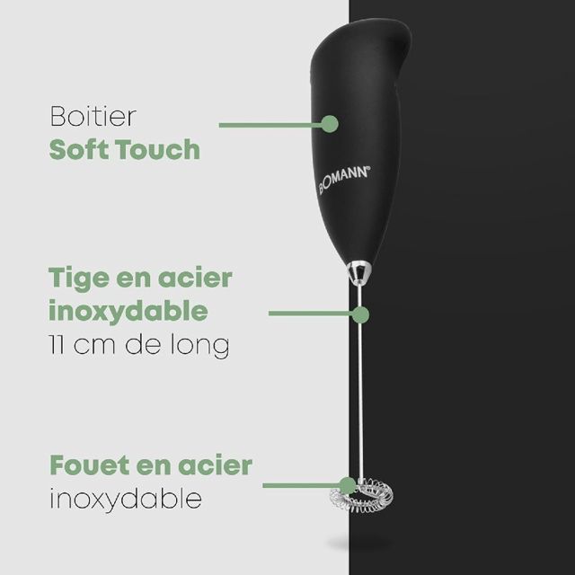 Bomann Mousseur à Lait Soft Touch MS 344 CB