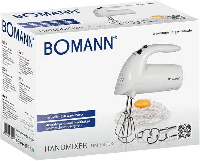 Batteur Manuel Bomann HM Mixeur Cuisine Rapide
