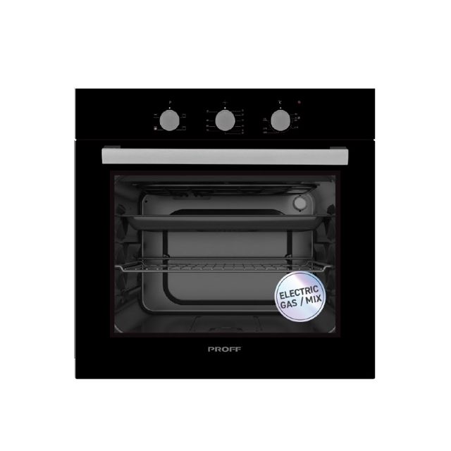 PROFF F612 Four à Gaz 60 CM Noir