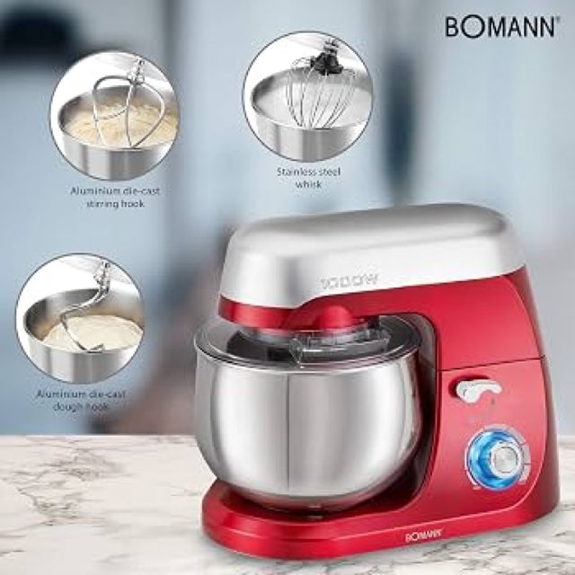 Bomann KM 6009 CB Pétrin robot pâtissier 1000W 5L