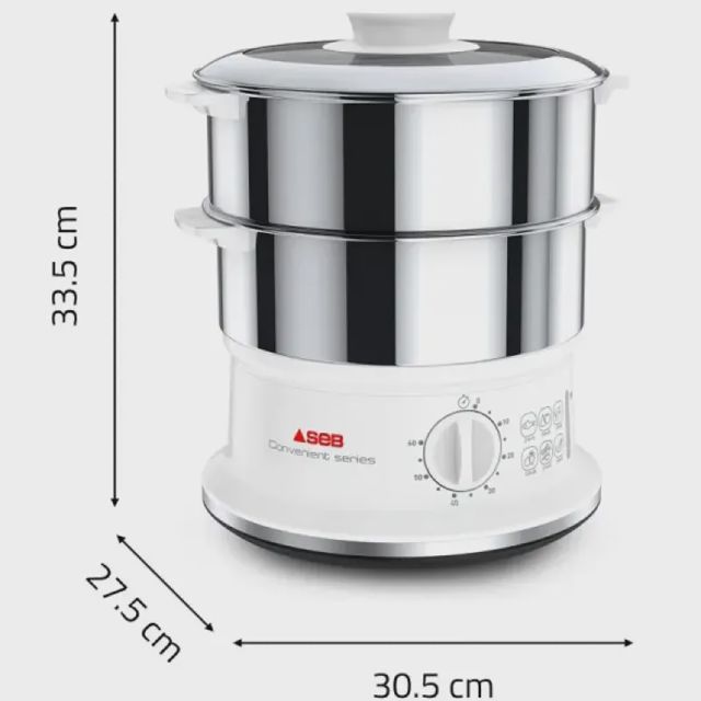 Seb Cuiseur vapeur VC145100 Capacité bol 6 L Minuteur