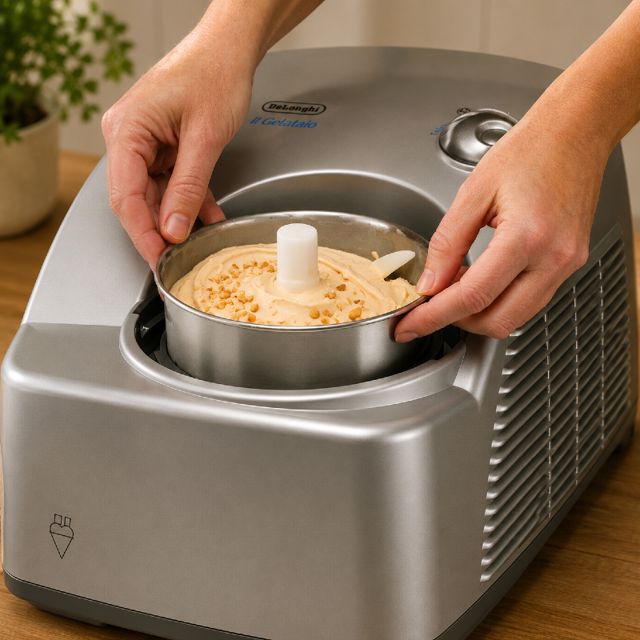 Delonghi turbine à glace silver ‎230 w 1.2l  ICK6000