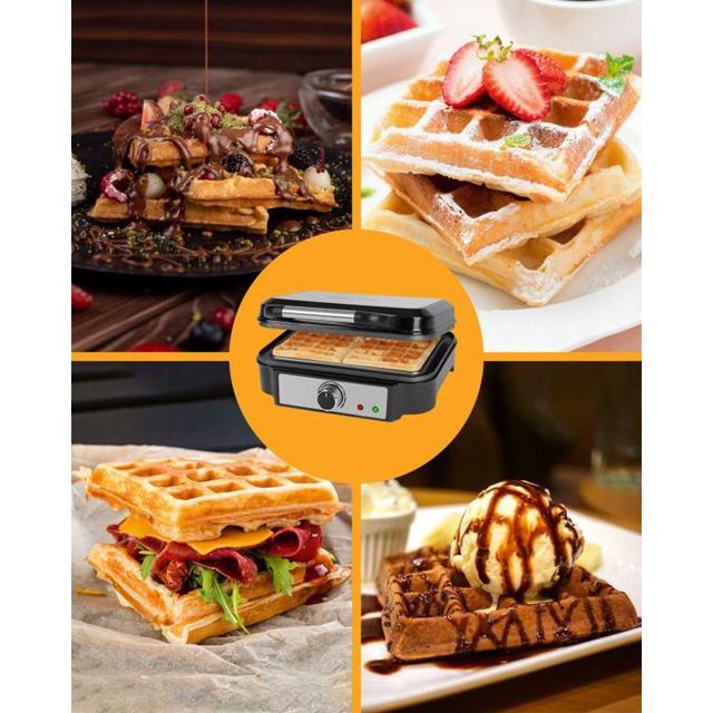 Proficook Gaufrier Inox 1000W PC-WA1240