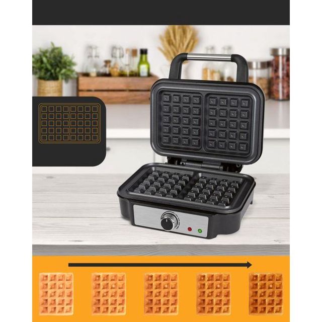 Proficook Gaufrier Inox 1000W PC-WA1240