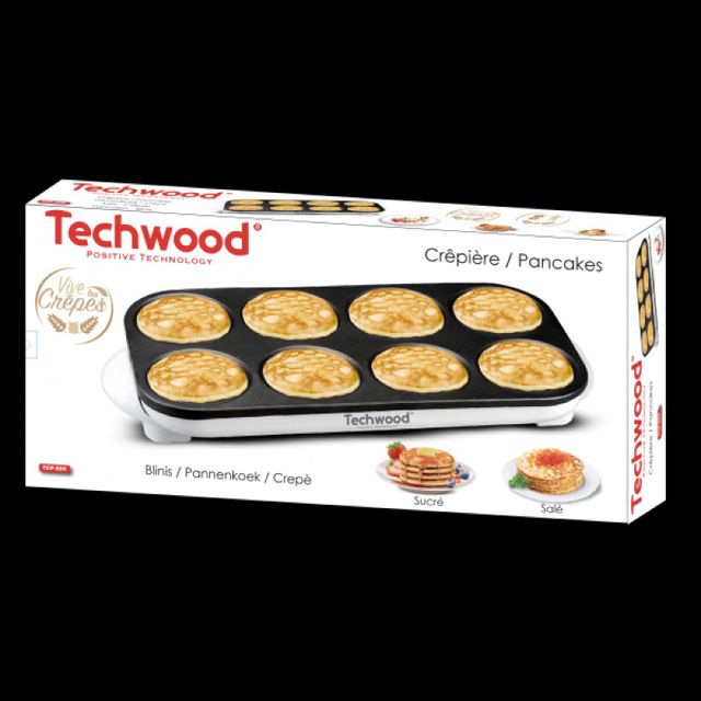Techwood Crêpière/Pancakes 8 TCP-800