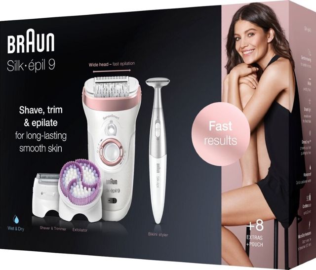 BRAUN Épilateur Électrique Silk-épil SE 9980