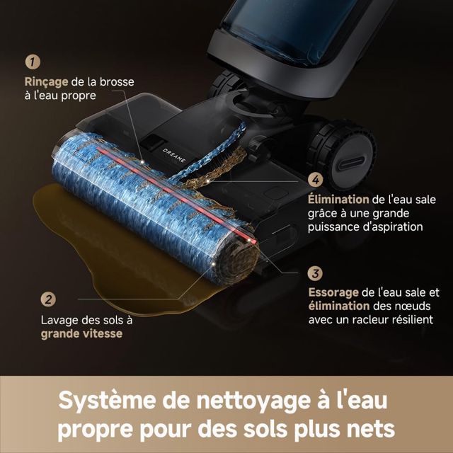 dreame h14 dual aspirateur 5en1 sec et humid